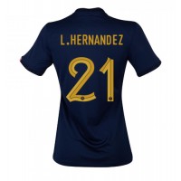 Francuska Lucas Hernandez #21 Domaci Dres za Ženska SP 2022 Kratak Rukav